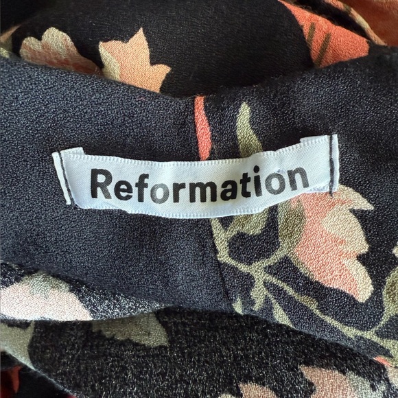 Reformation Nella Midi Dress Sz 2 - Picture 8 of 10